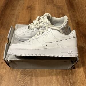 Nike Air Force 1 Low Triple White Wmns 11.5 Mens 9.5 Shoes Sneakers DD8959-100